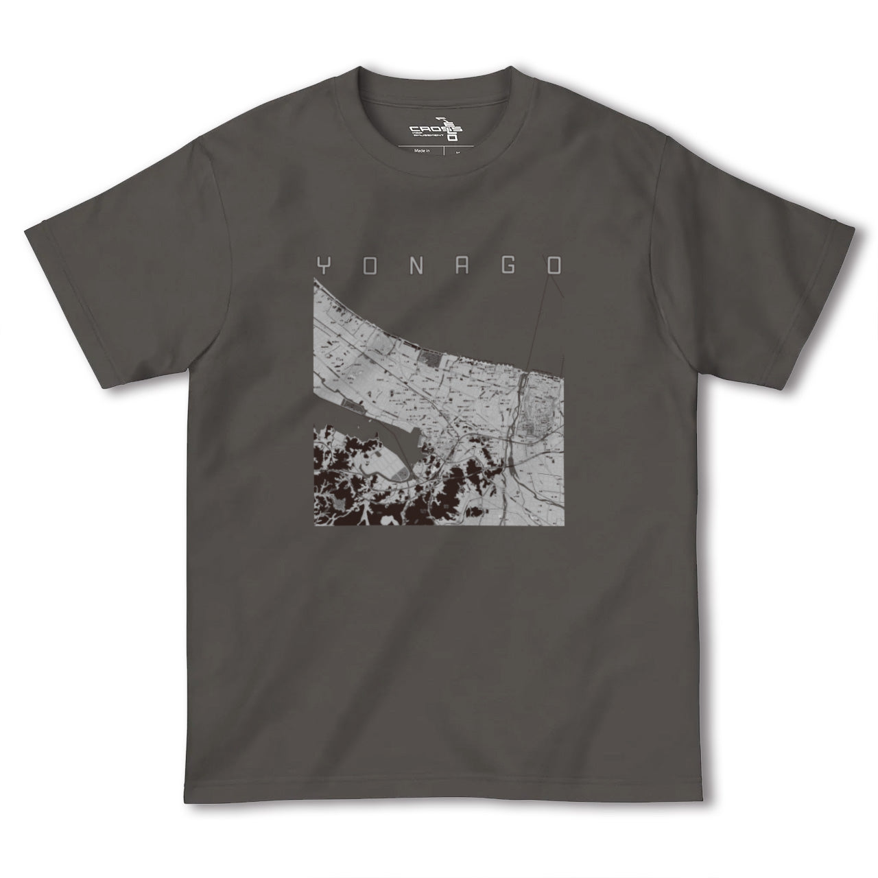 【米子(鳥取県)】地図柄ヘビーウェイトTシャツ