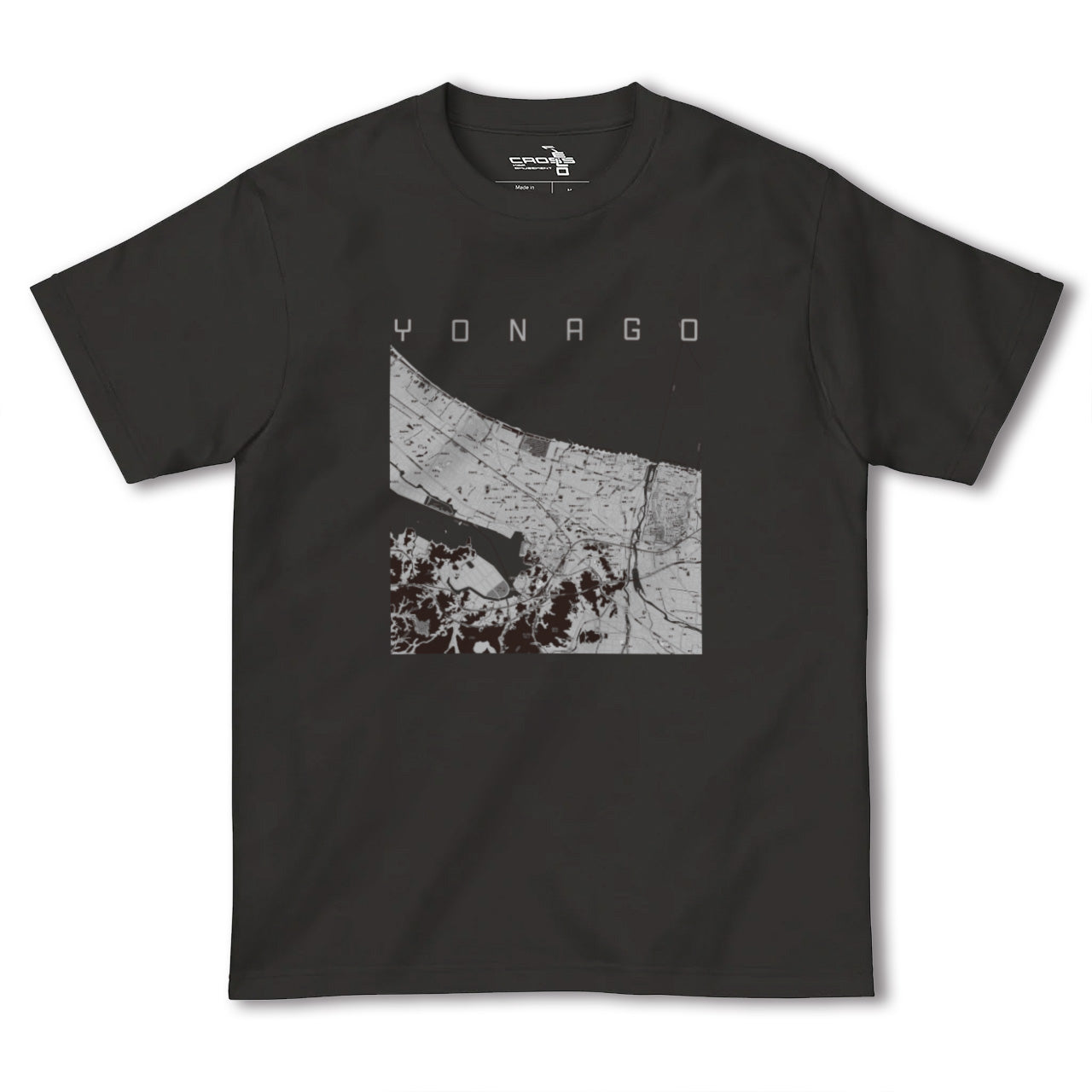 【米子(鳥取県)】地図柄ヘビーウェイトTシャツ