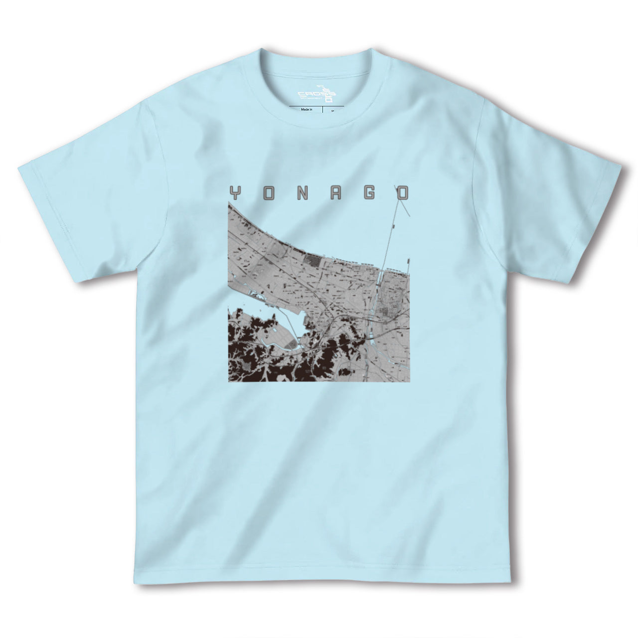 【米子(鳥取県)】地図柄ヘビーウェイトTシャツ