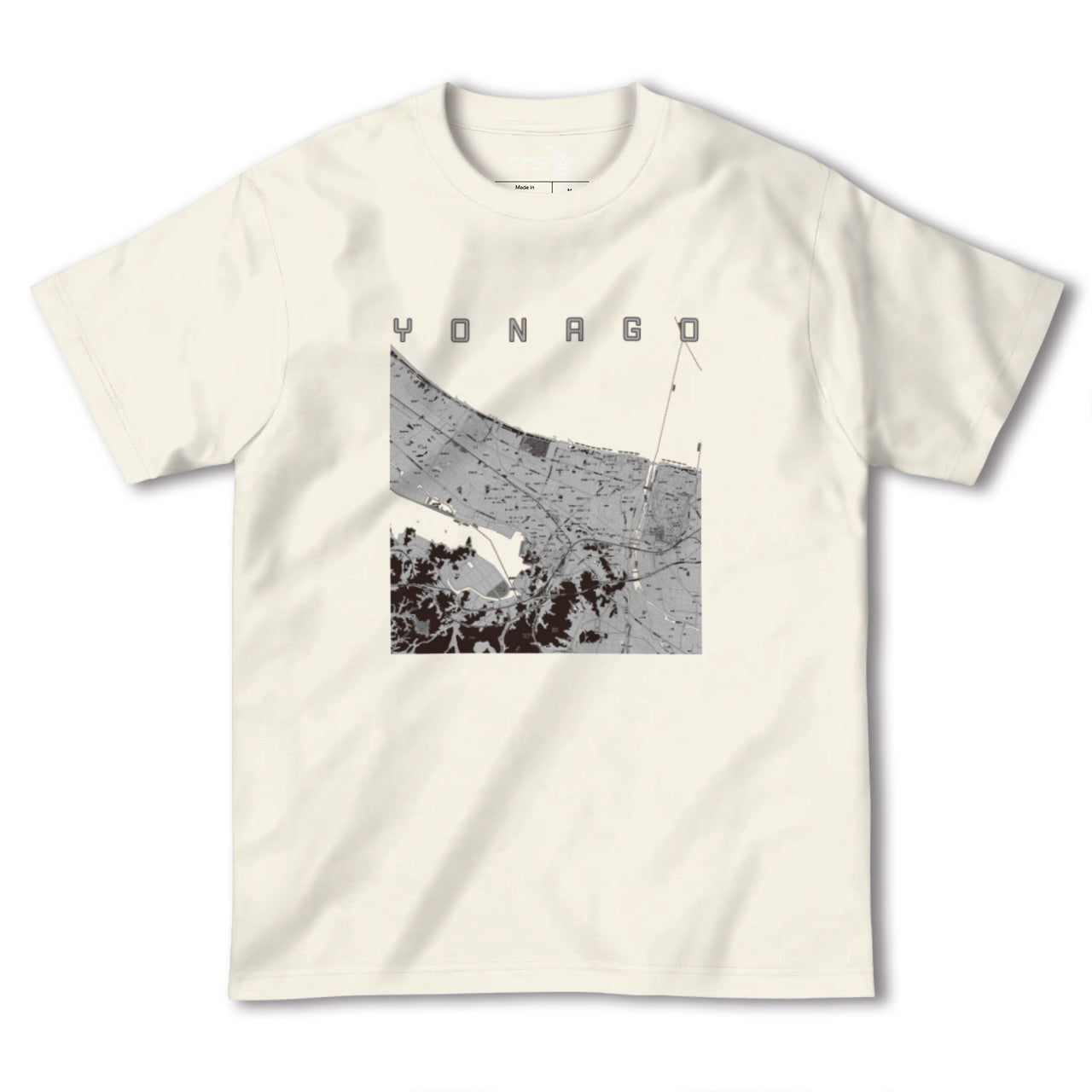 【米子(鳥取県)】地図柄ヘビーウェイトTシャツ