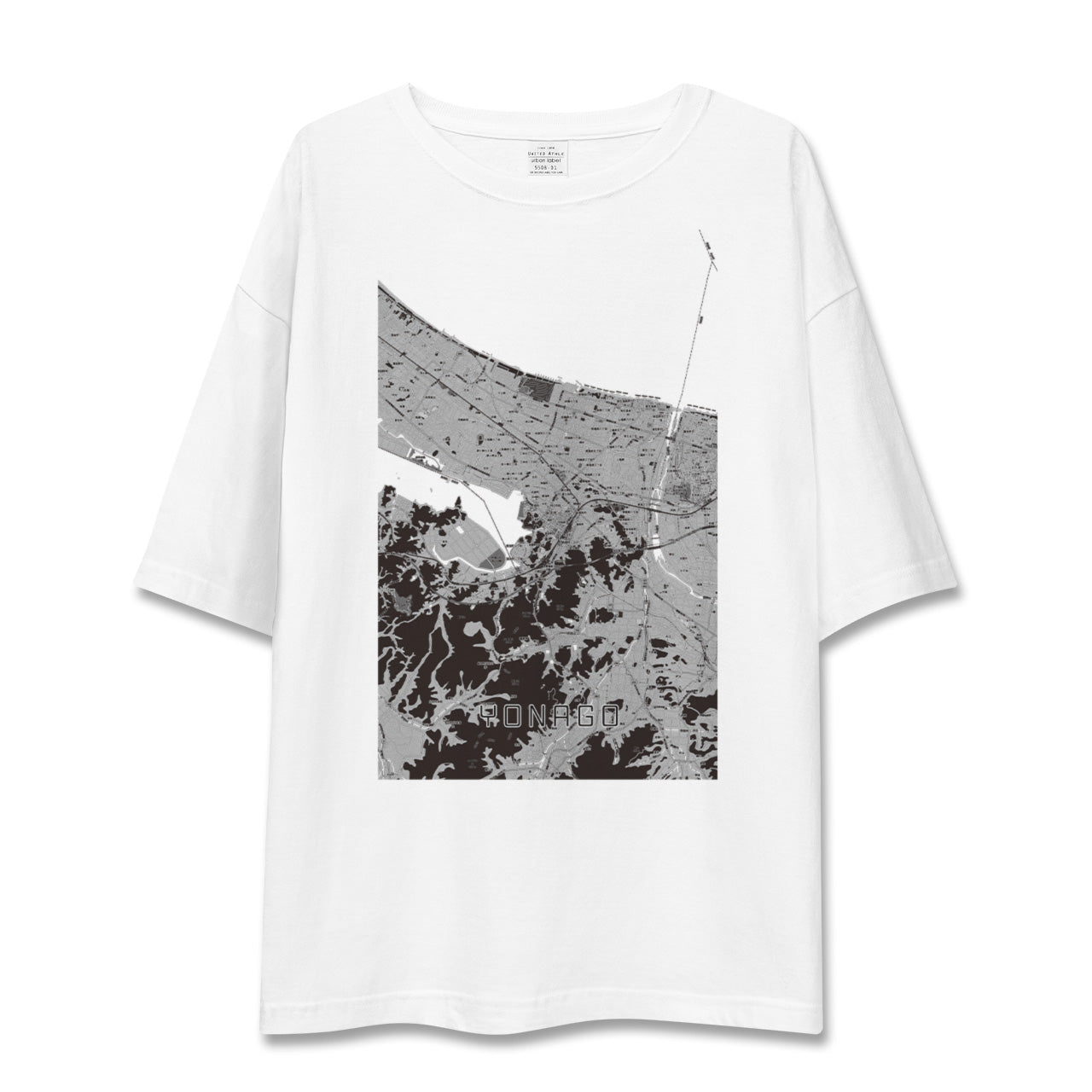 【米子(鳥取県)】地図柄ビッグシルエットTシャツ