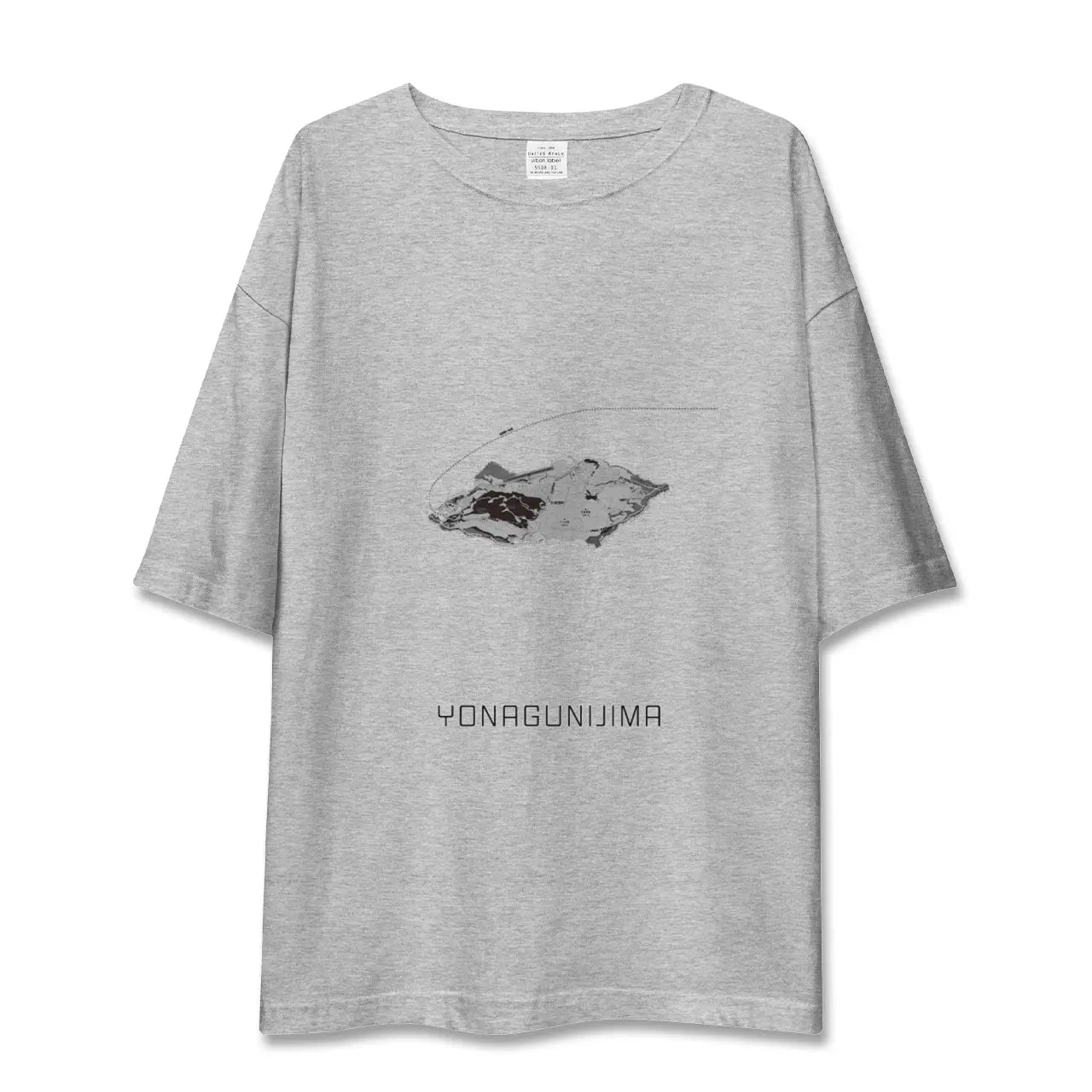 【与那国島(沖縄県)】地図柄ビッグシルエットTシャツ