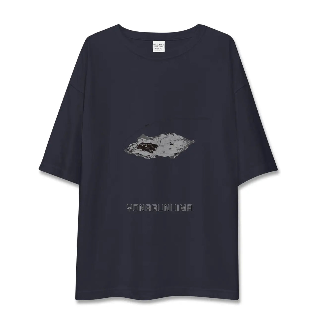 【与那国島(沖縄県)】地図柄ビッグシルエットTシャツ