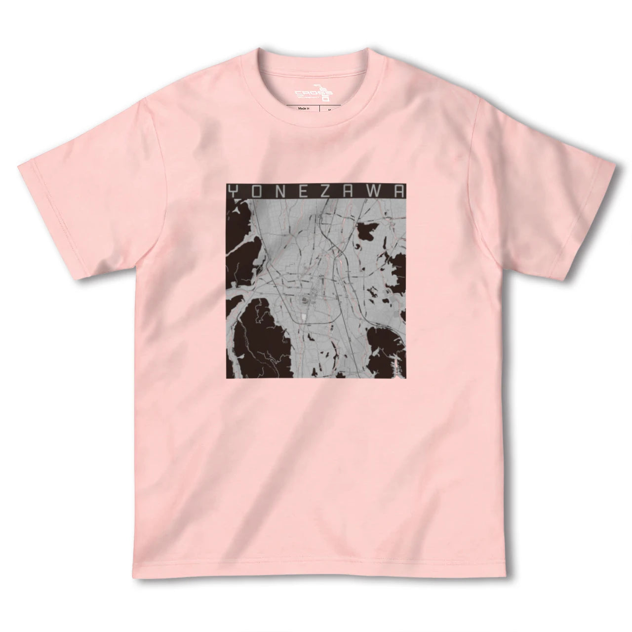 【米沢(山形県)】地図柄ヘビーウェイトTシャツ