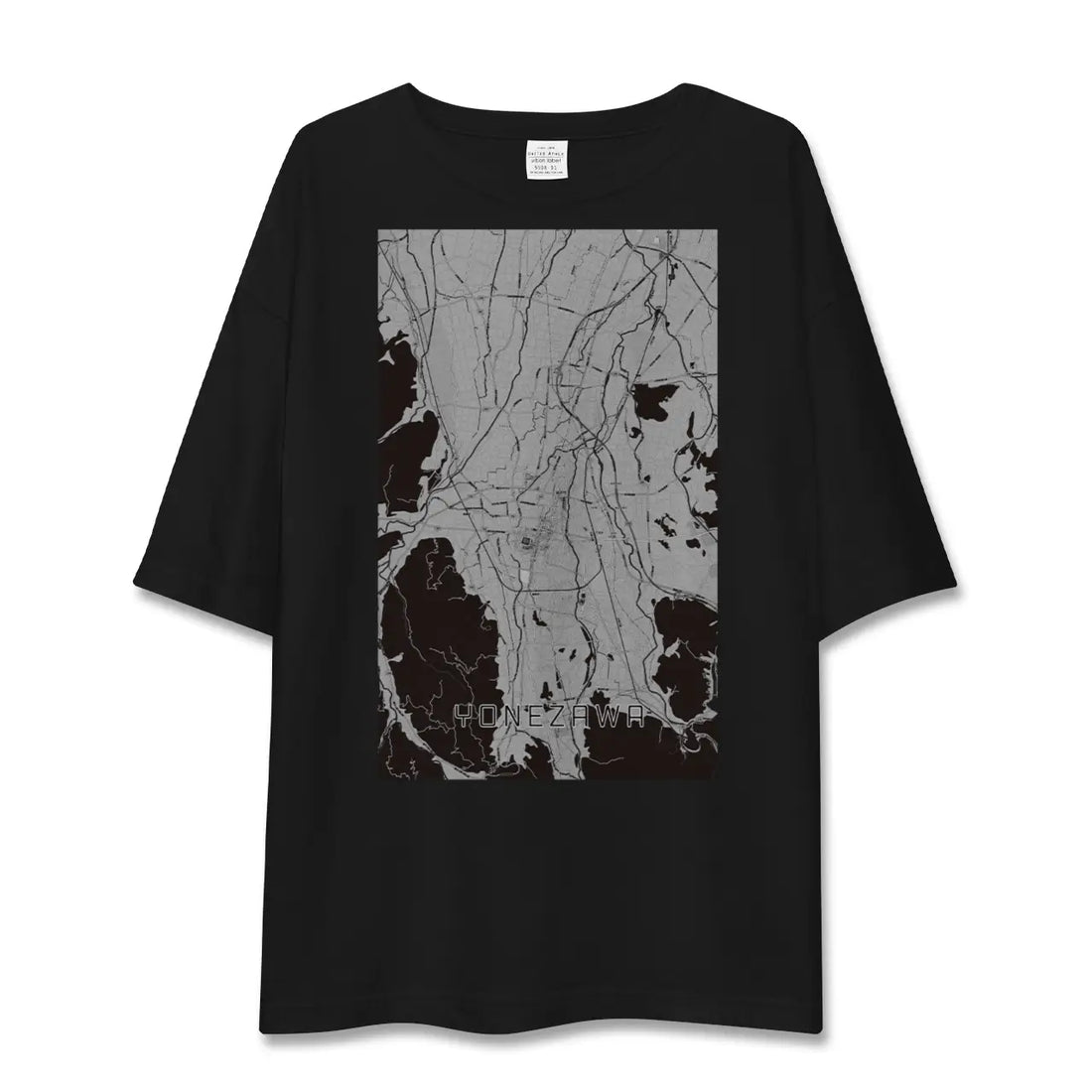 【米沢(山形県)】地図柄ビッグシルエットTシャツ