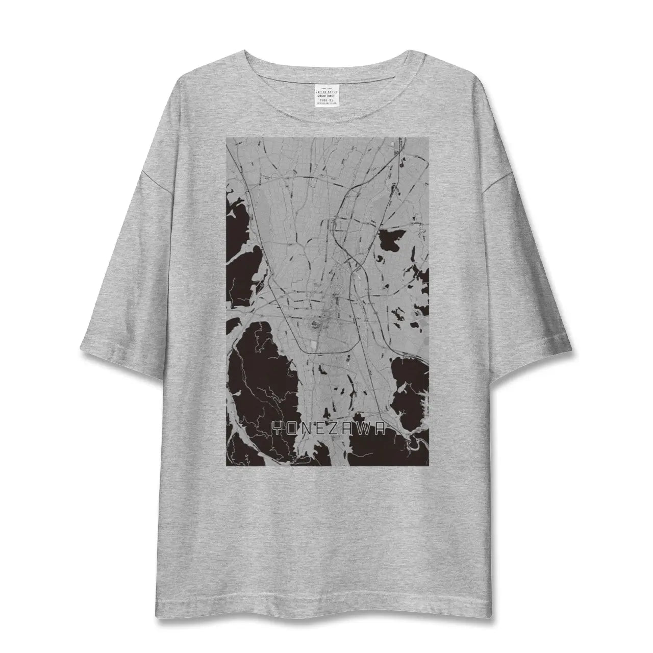 【米沢(山形県)】地図柄ビッグシルエットTシャツ
