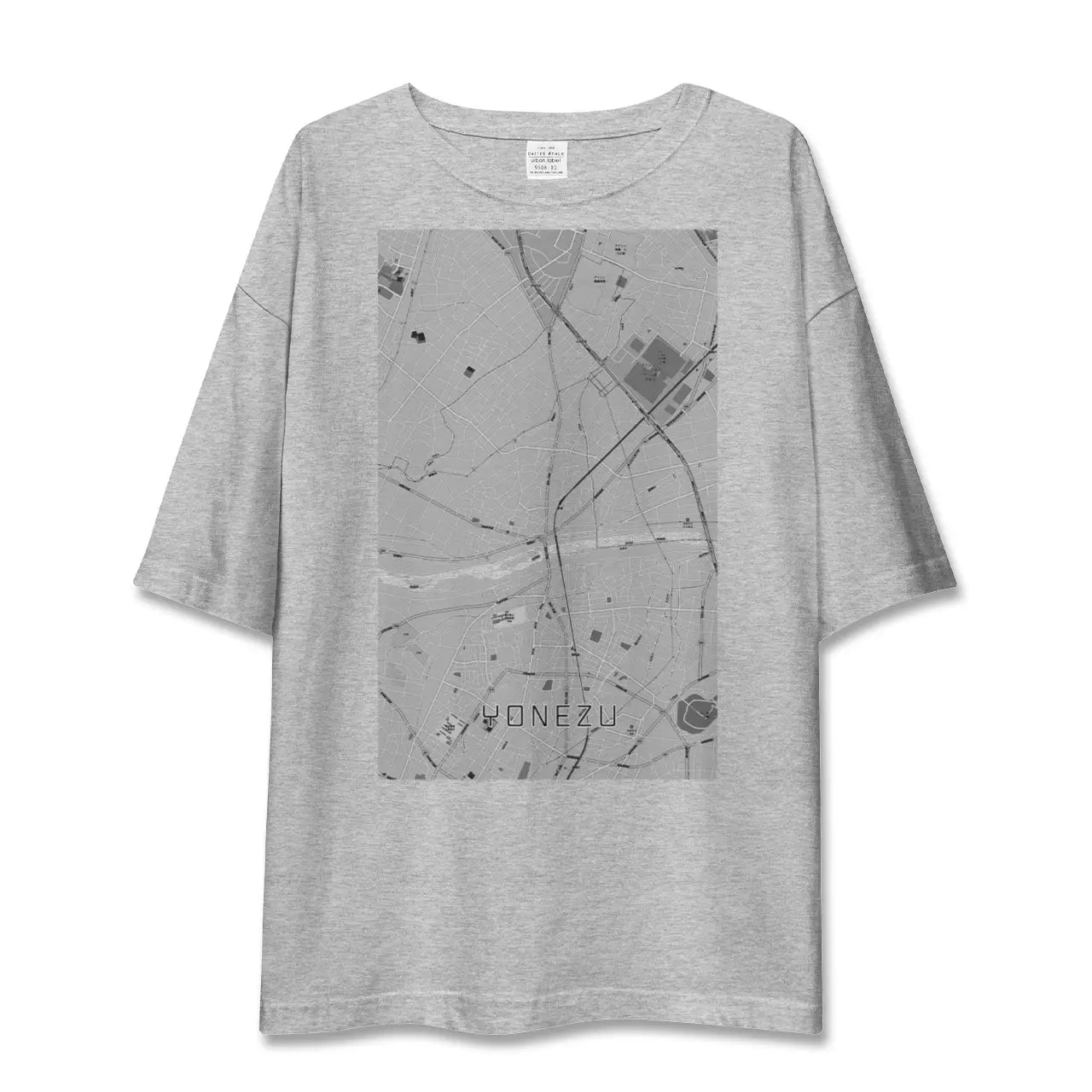 【米津(愛知県)】地図柄ビッグシルエットTシャツ