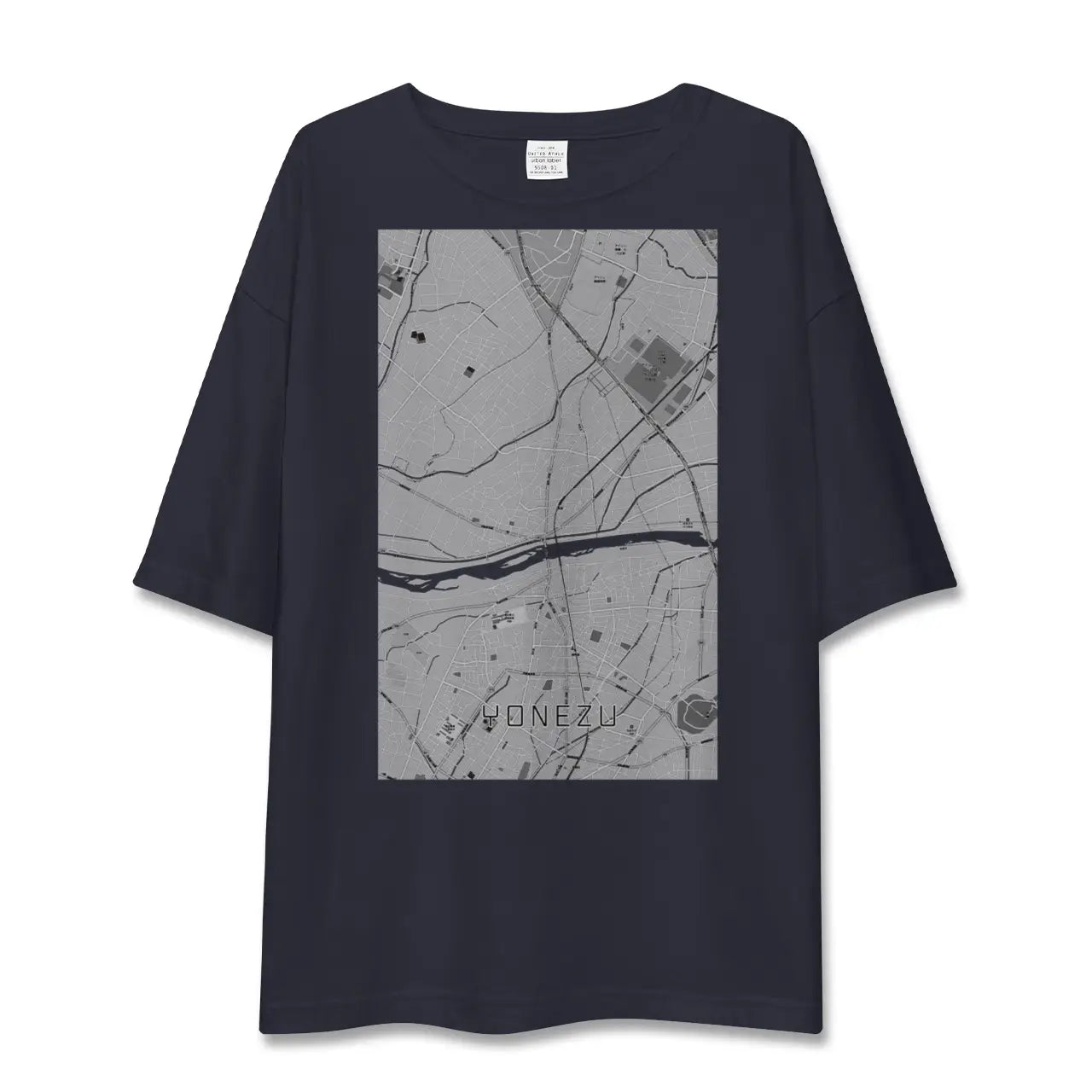 【米津(愛知県)】地図柄ビッグシルエットTシャツ