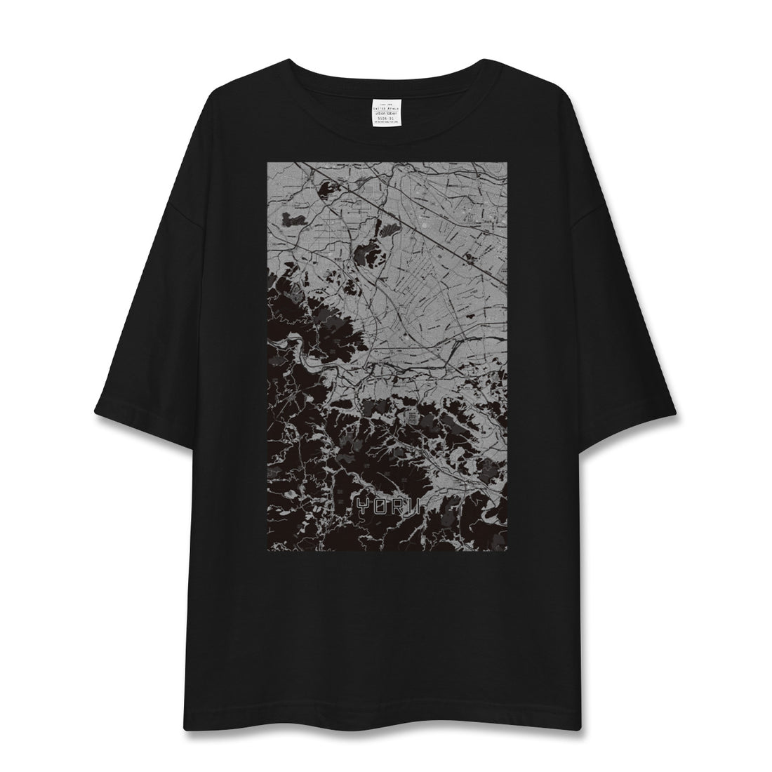 【寄居(埼玉県)】地図柄ビッグシルエットTシャツ