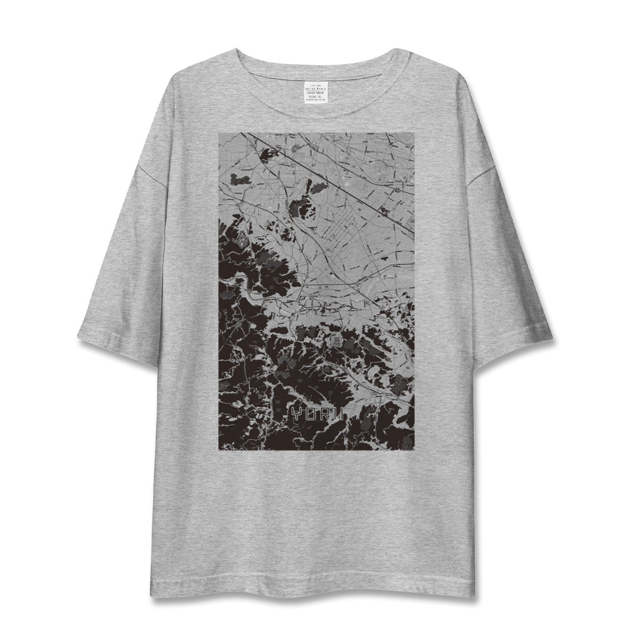 【寄居(埼玉県)】地図柄ビッグシルエットTシャツ