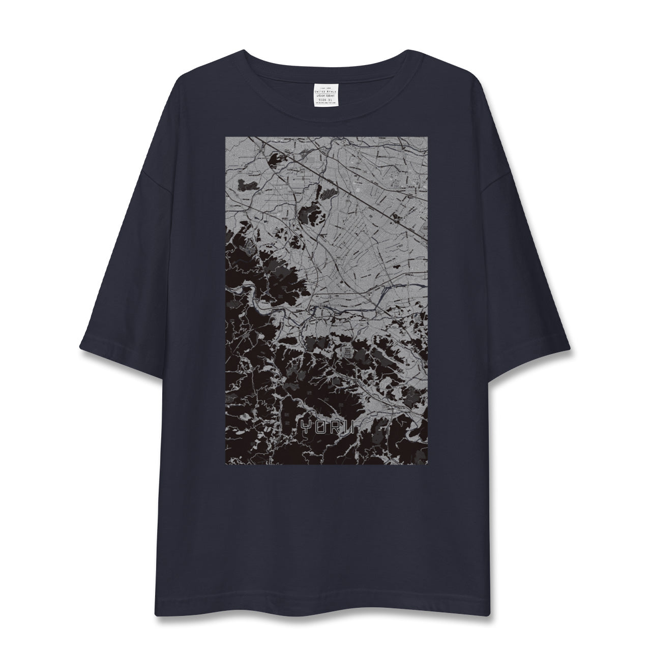 【寄居(埼玉県)】地図柄ビッグシルエットTシャツ