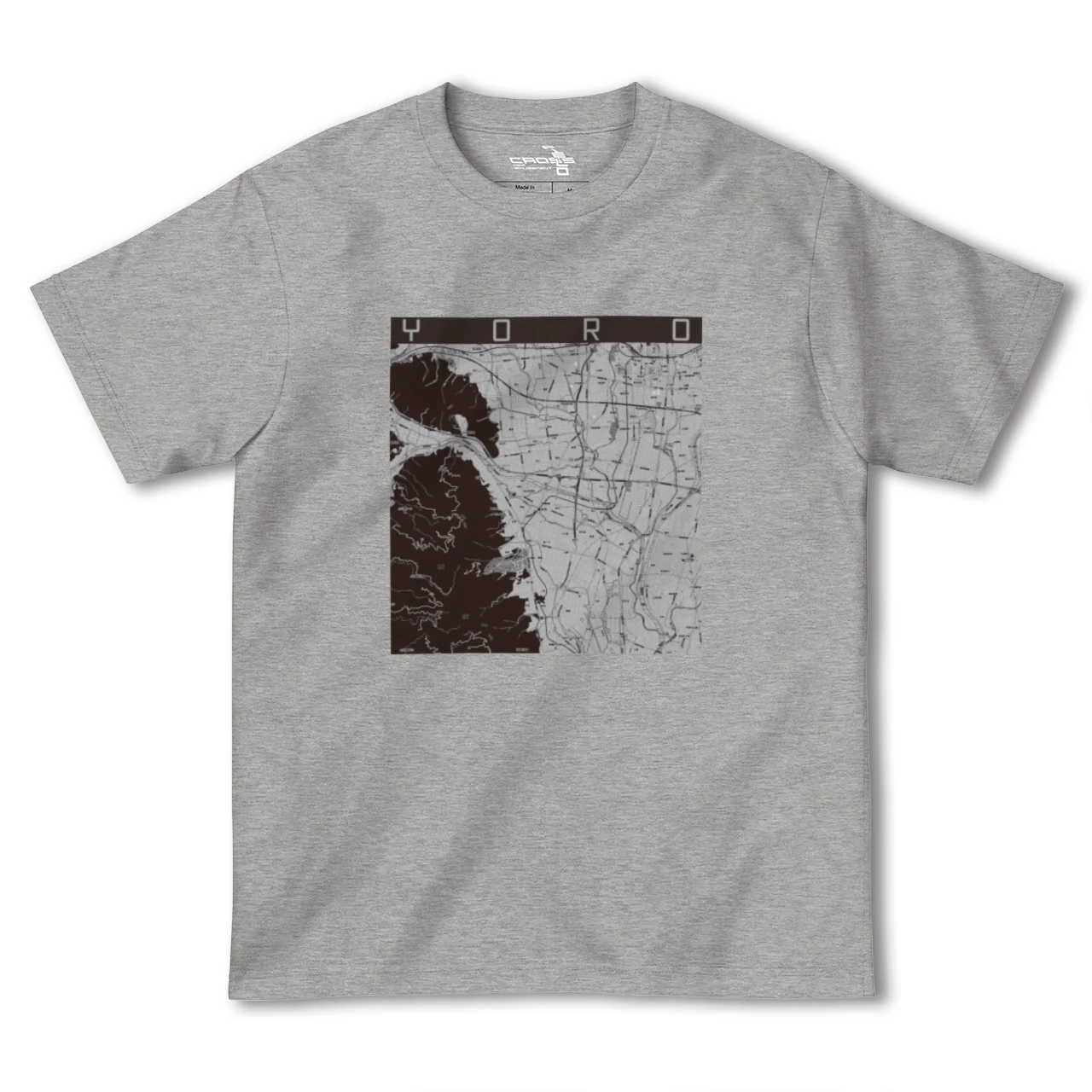 【養老(岐阜県)】地図柄ヘビーウェイトTシャツ