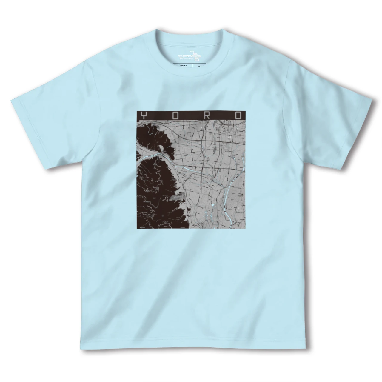 【養老(岐阜県)】地図柄ヘビーウェイトTシャツ