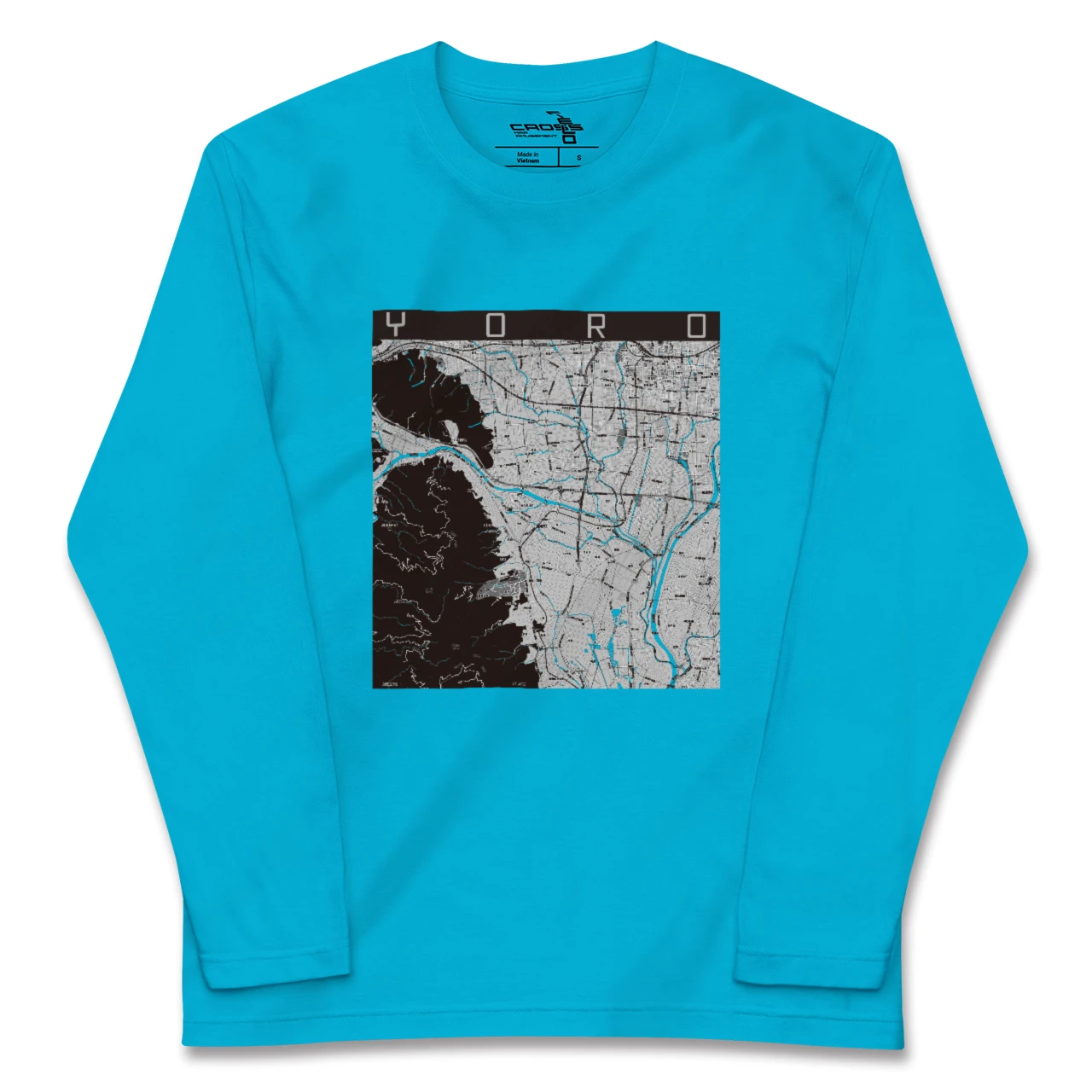 【養老(岐阜県)】地図柄ロングスリーブTシャツ