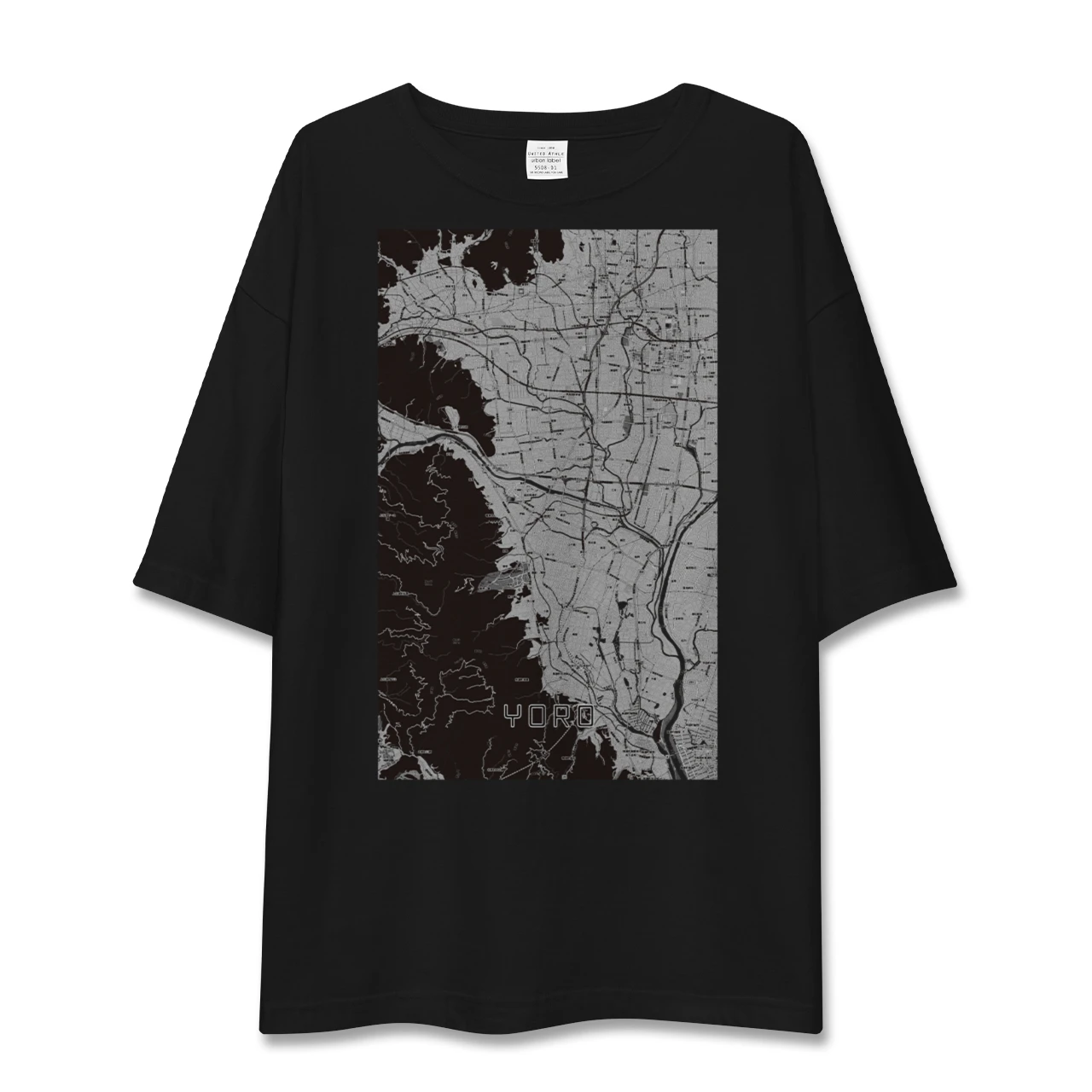 【養老(岐阜県)】地図柄ビッグシルエットTシャツ