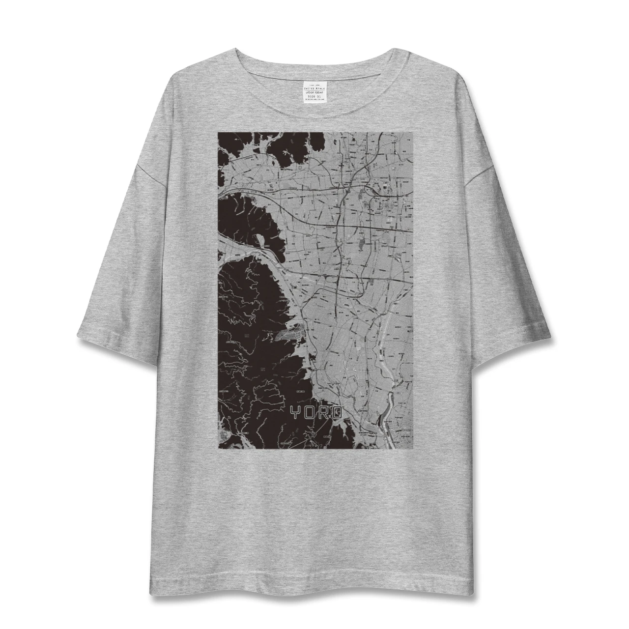 【養老(岐阜県)】地図柄ビッグシルエットTシャツ