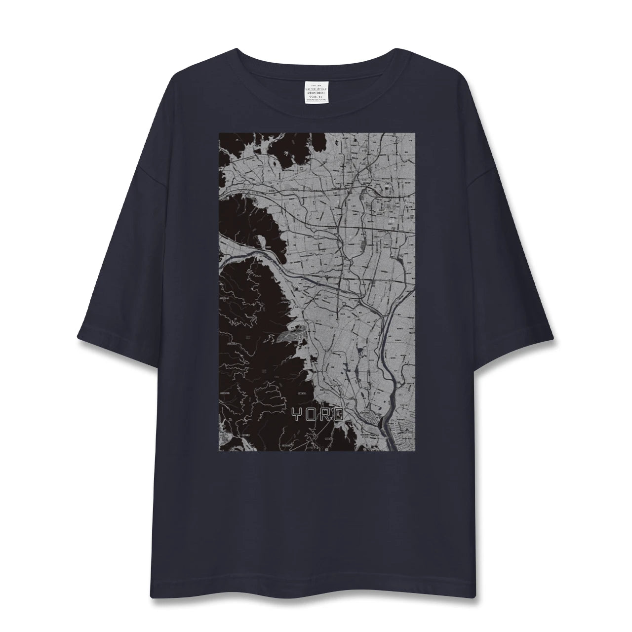 【養老(岐阜県)】地図柄ビッグシルエットTシャツ