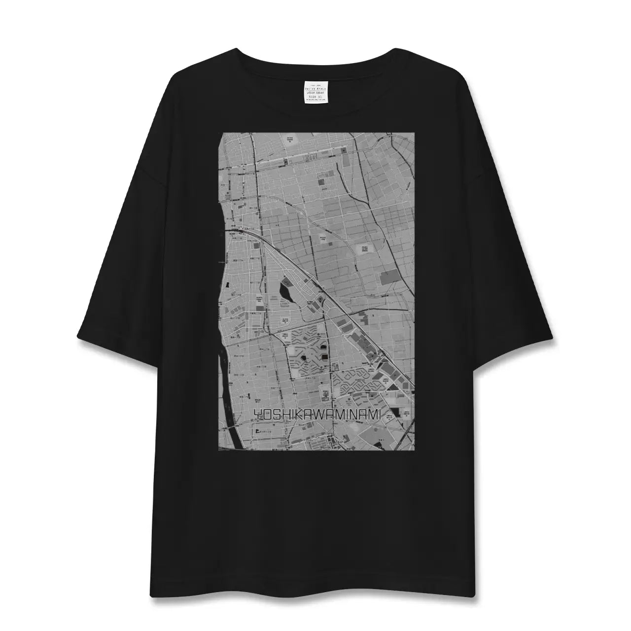 【吉川美南(埼玉県)】地図柄ビッグシルエットTシャツ