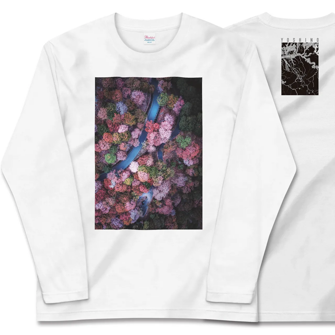 【吉野(奈良県)】Map World ロングスリーブTシャツ