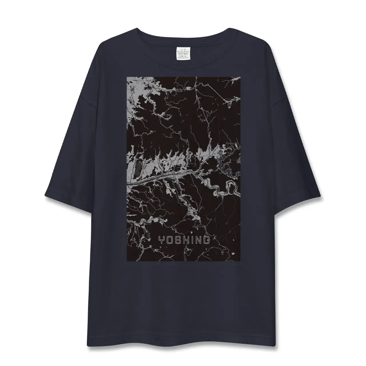 【吉野(奈良県)】地図柄ビッグシルエットTシャツ