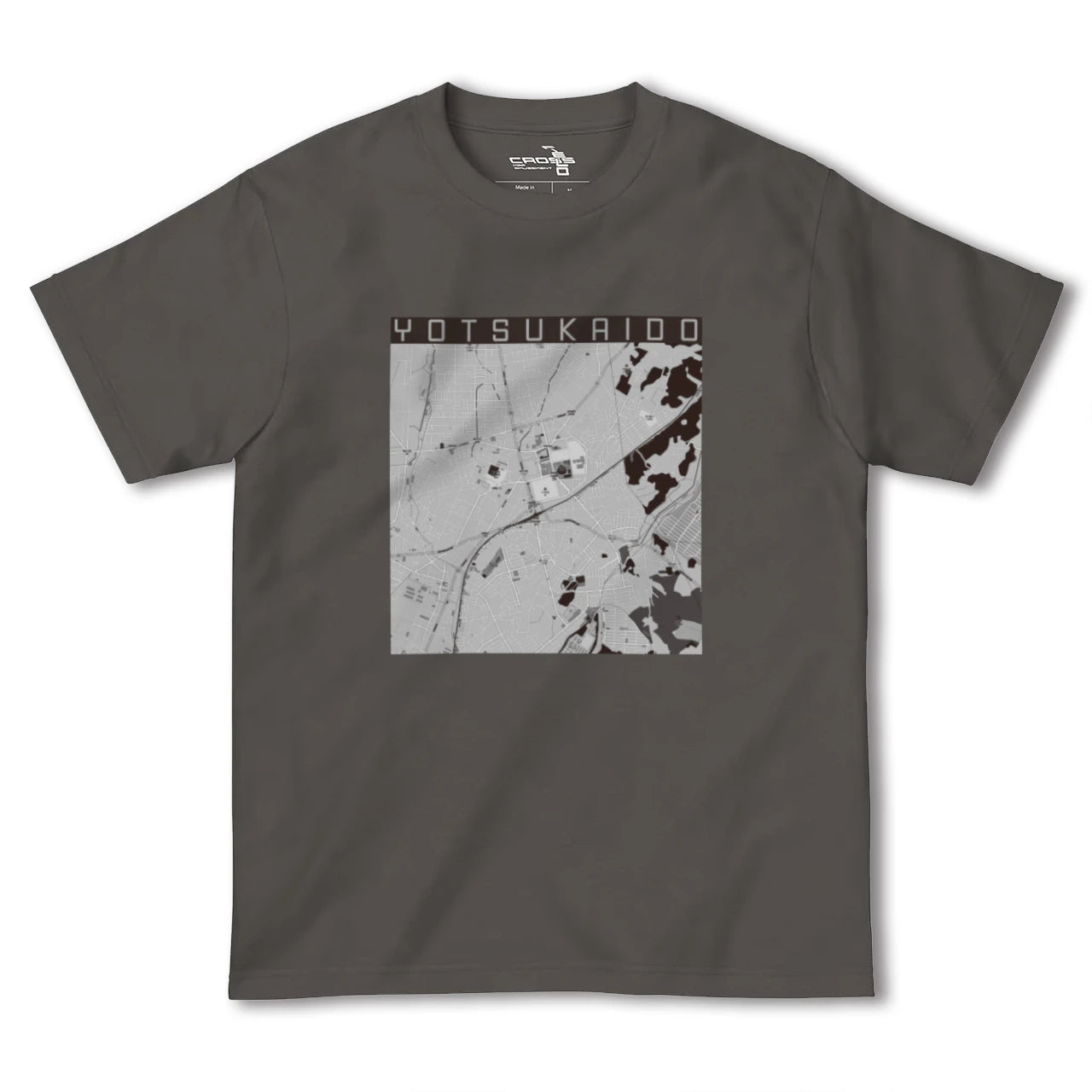【四街道(千葉県)】地図柄ヘビーウェイトTシャツ