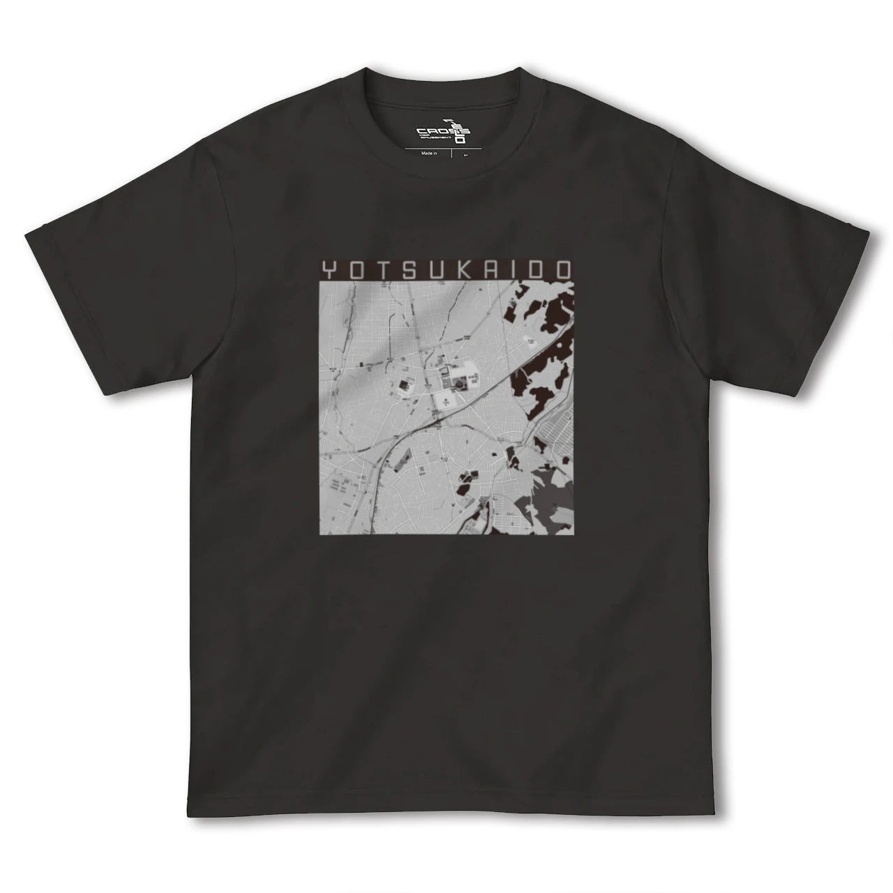 【四街道(千葉県)】地図柄ヘビーウェイトTシャツ
