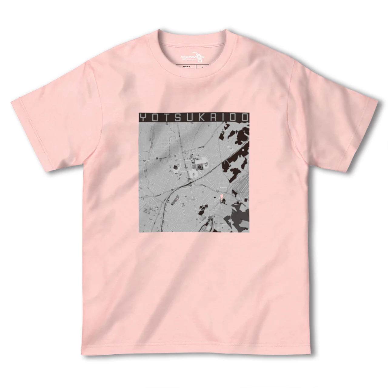 【四街道(千葉県)】地図柄ヘビーウェイトTシャツ