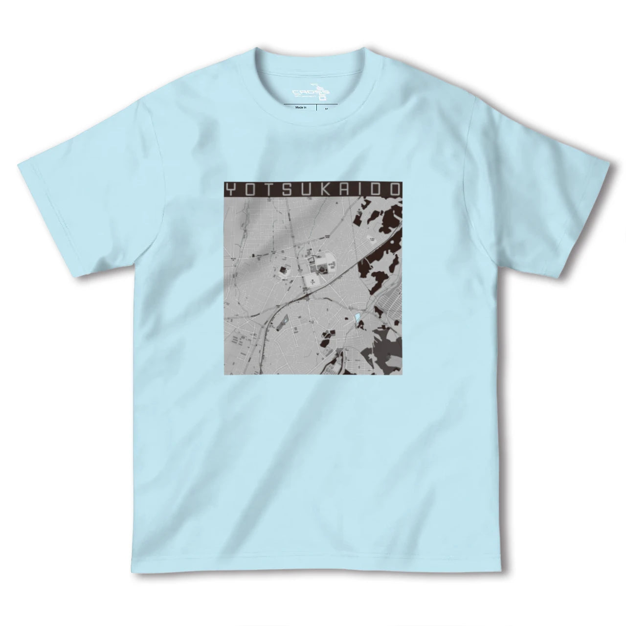 【四街道(千葉県)】地図柄ヘビーウェイトTシャツ