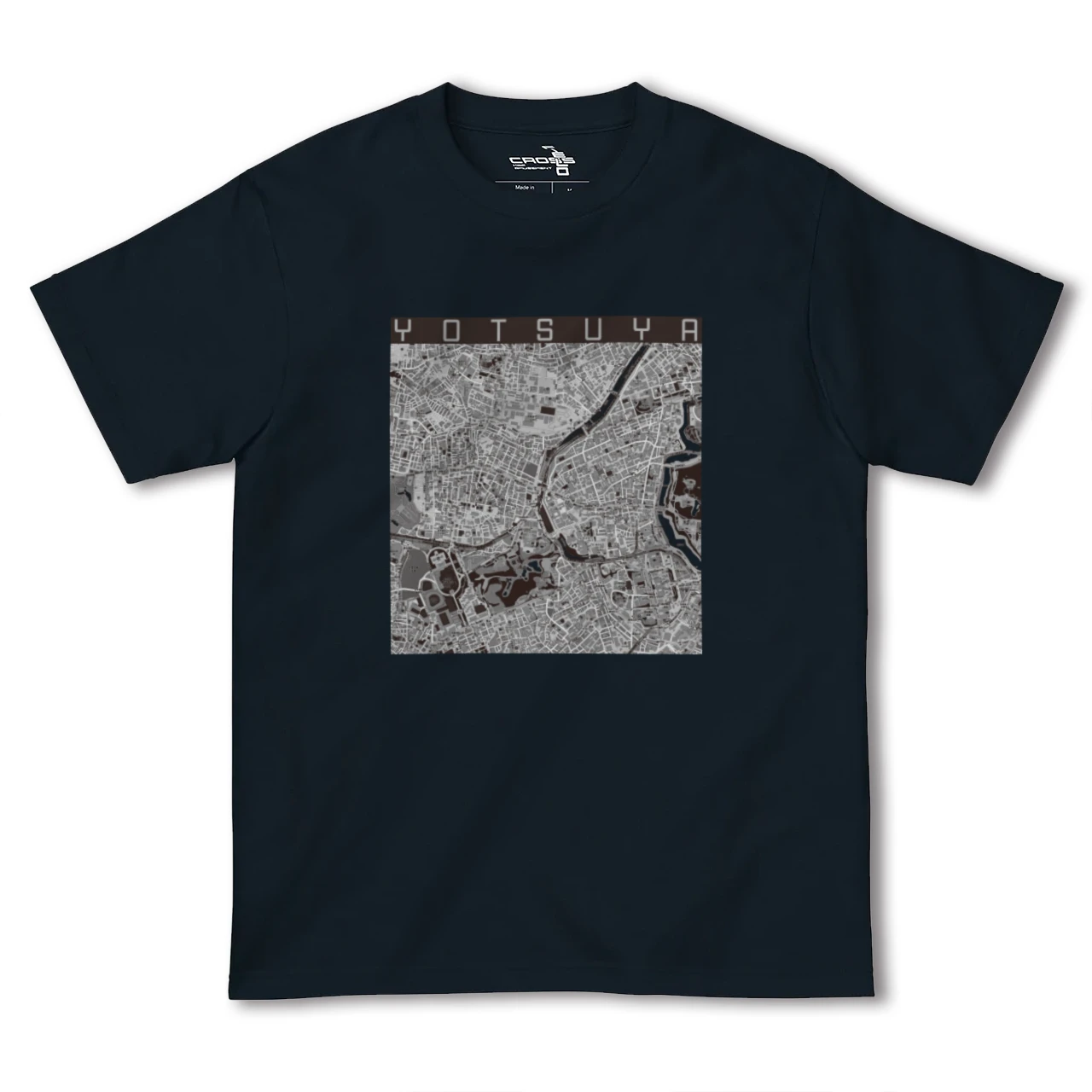【四ツ谷(東京都)】地図柄ヘビーウェイトTシャツ