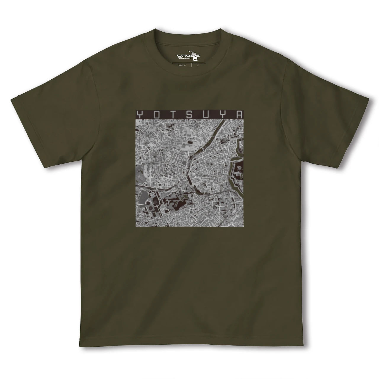 【四ツ谷(東京都)】地図柄ヘビーウェイトTシャツ