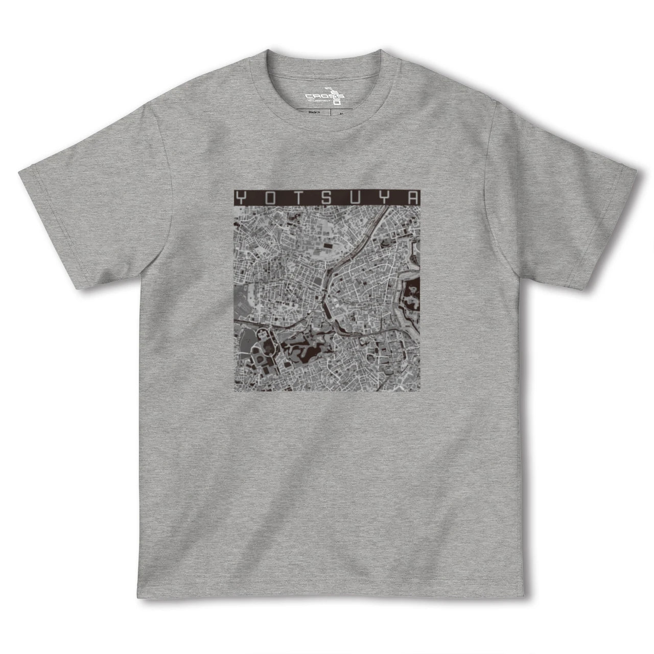 【四ツ谷(東京都)】地図柄ヘビーウェイトTシャツ
