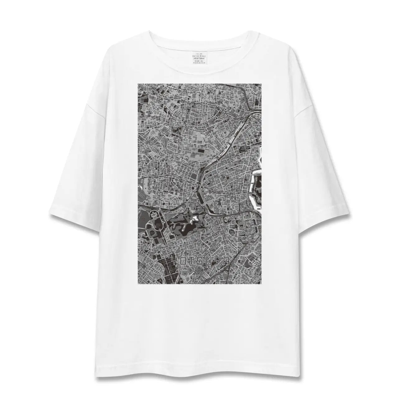 【四ツ谷(東京都)】地図柄ビッグシルエットTシャツ