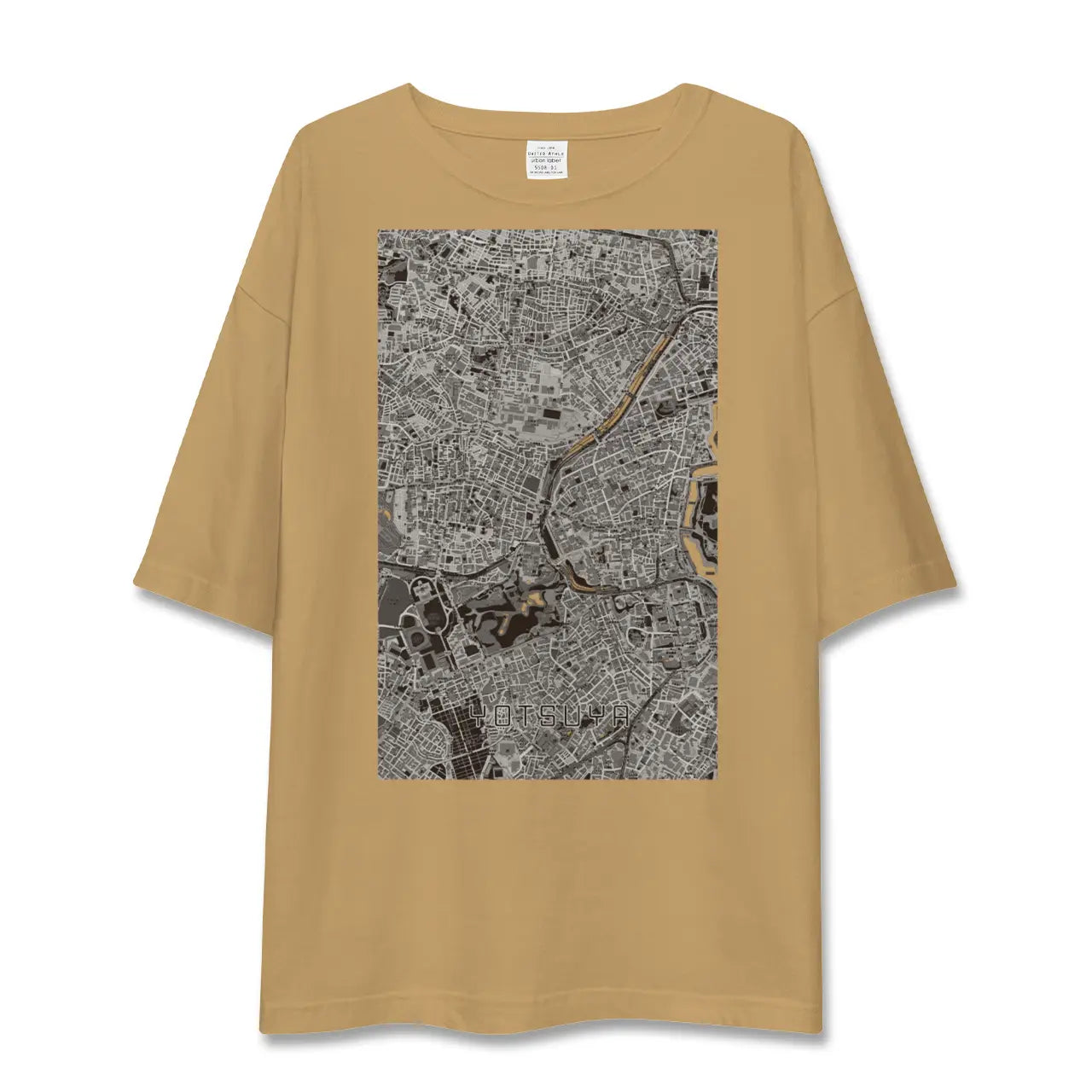 【四ツ谷(東京都)】地図柄ビッグシルエットTシャツ