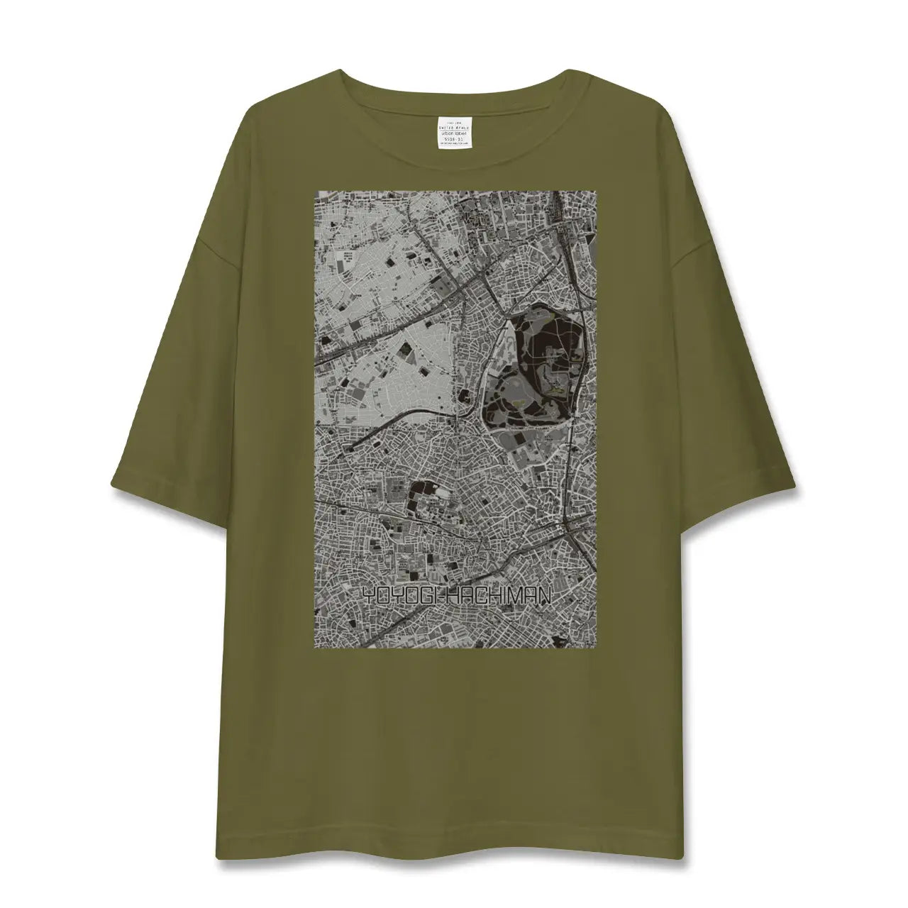 【代々木八幡(東京都)】地図柄ビッグシルエットTシャツ