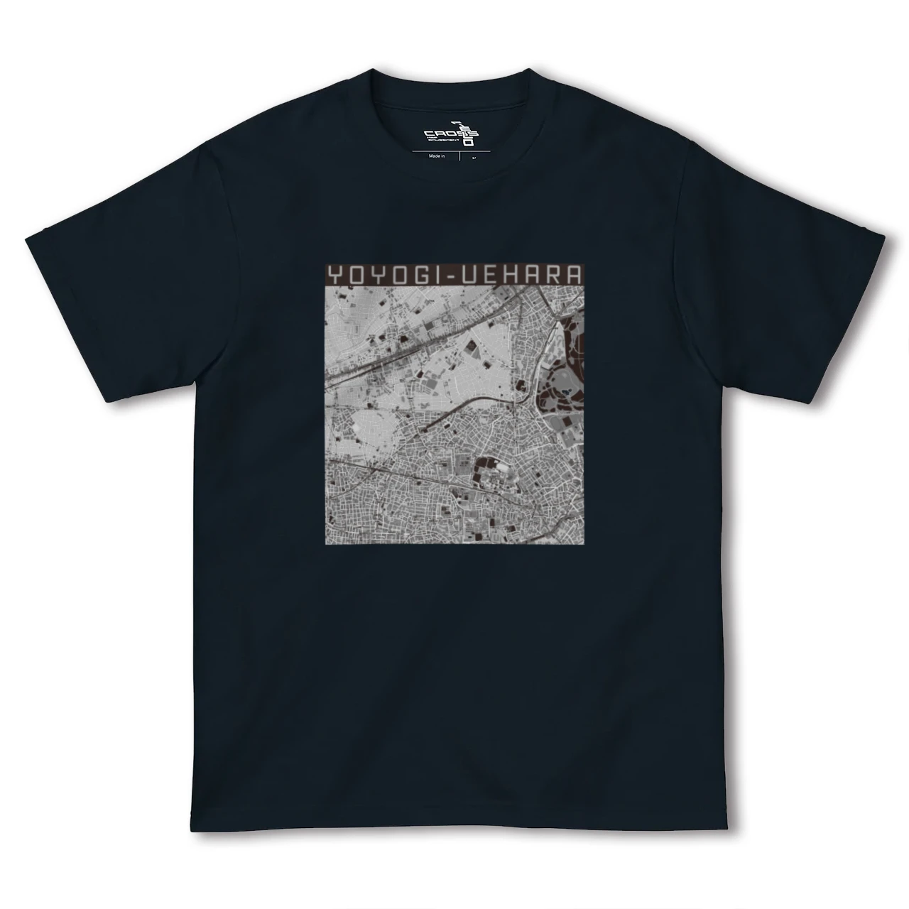 【代々木上原(東京都)】地図柄ヘビーウェイトTシャツ