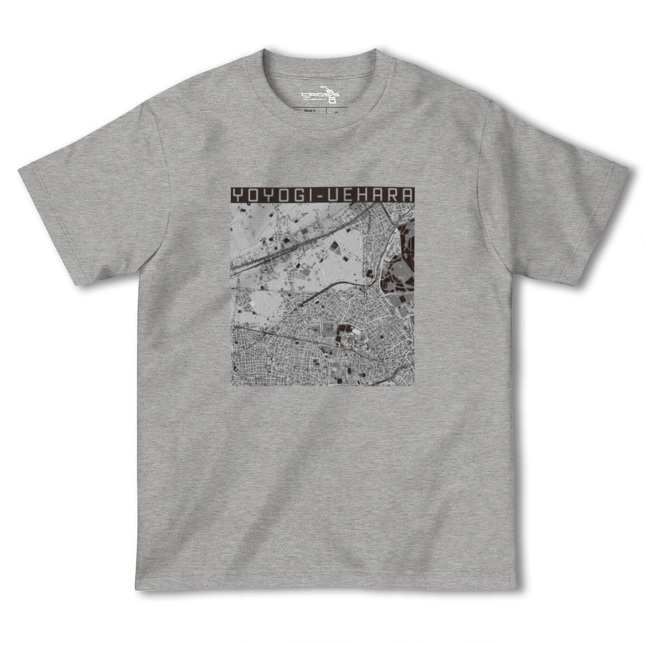 【代々木上原(東京都)】地図柄ヘビーウェイトTシャツ
