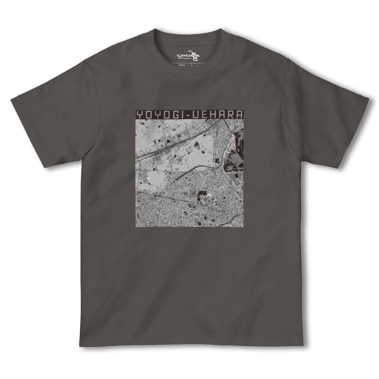 【代々木上原(東京都)】地図柄ヘビーウェイトTシャツ