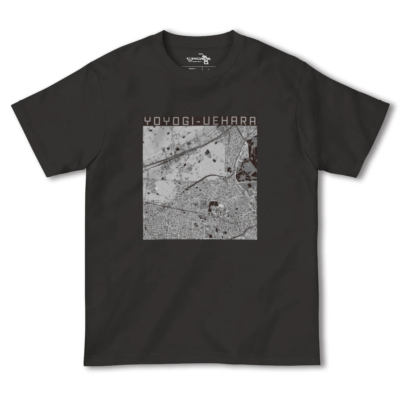 【代々木上原(東京都)】地図柄ヘビーウェイトTシャツ