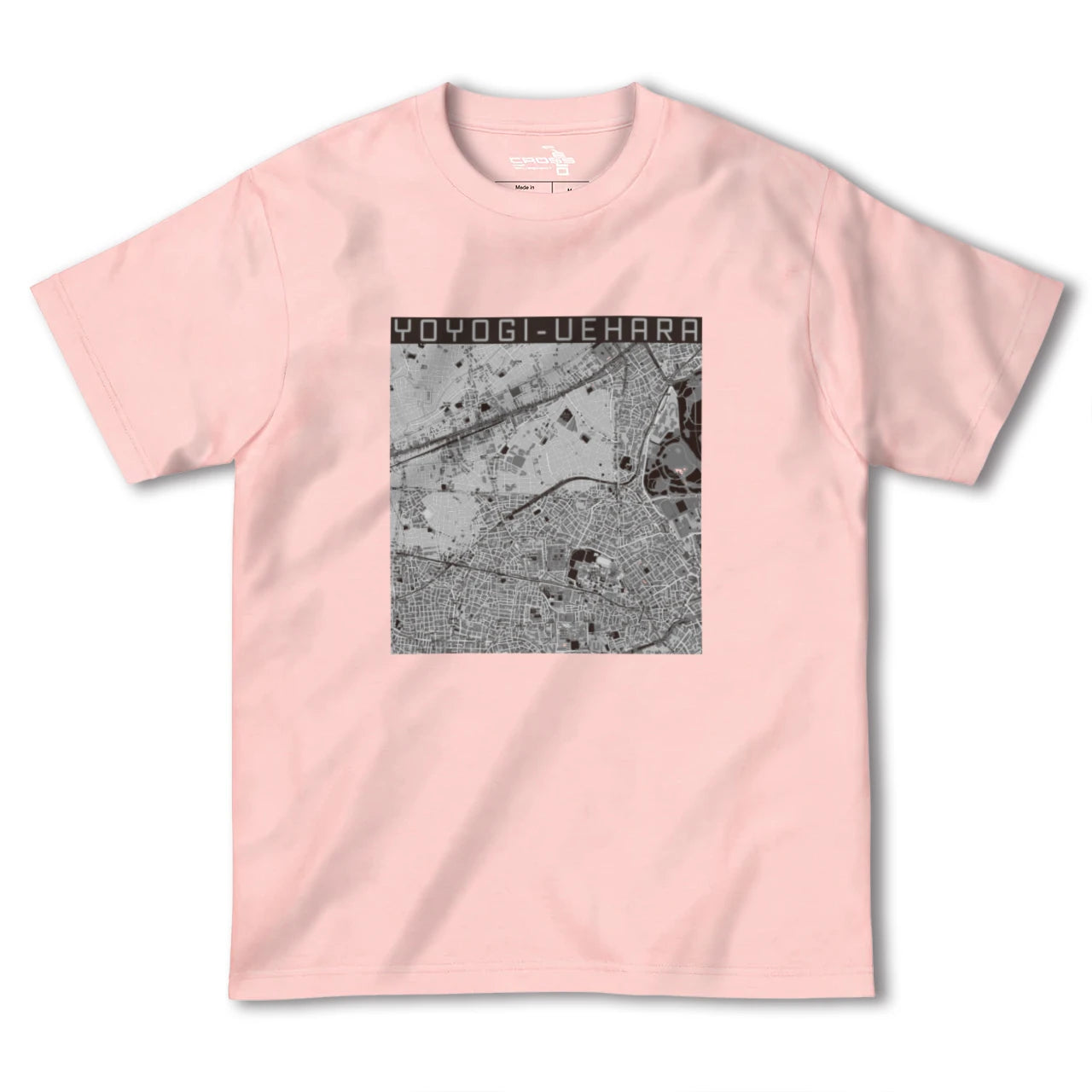 【代々木上原(東京都)】地図柄ヘビーウェイトTシャツ