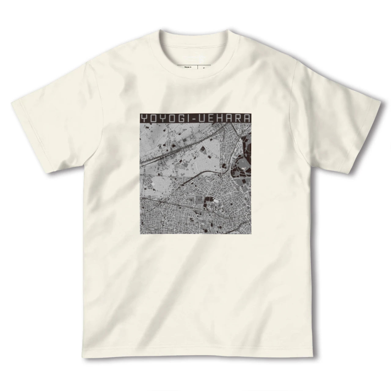 【代々木上原(東京都)】地図柄ヘビーウェイトTシャツ