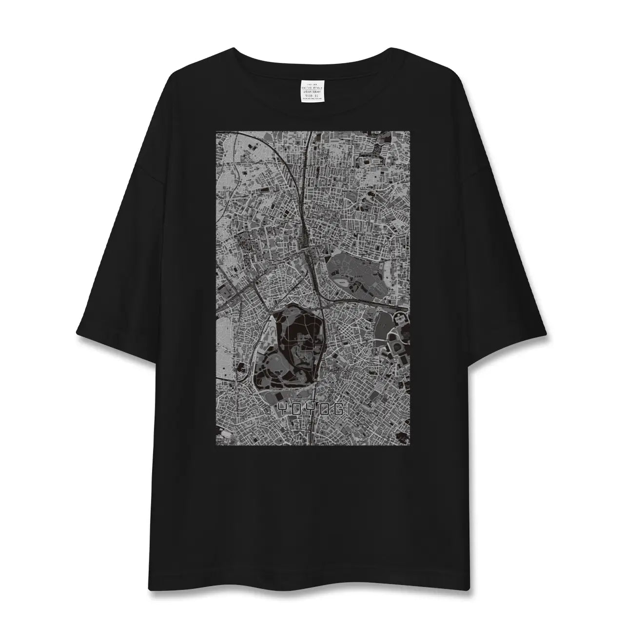 【代々木(東京都)】地図柄ビッグシルエットTシャツ