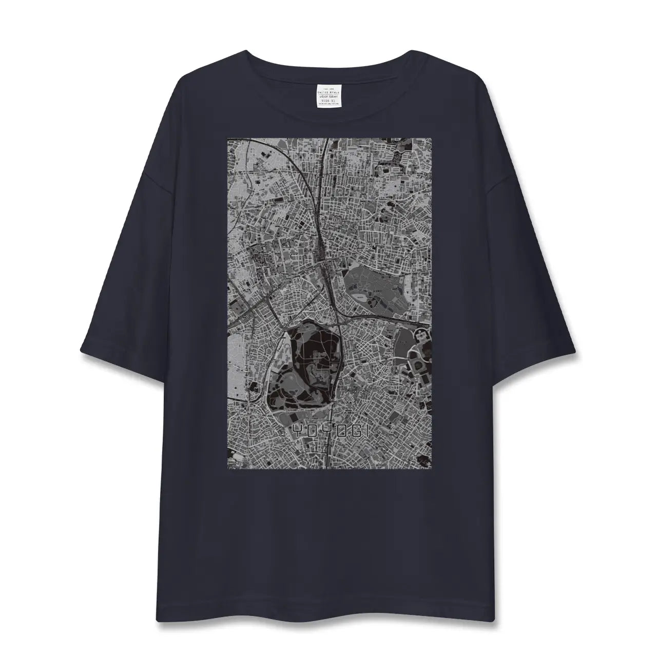 【代々木(東京都)】地図柄ビッグシルエットTシャツ
