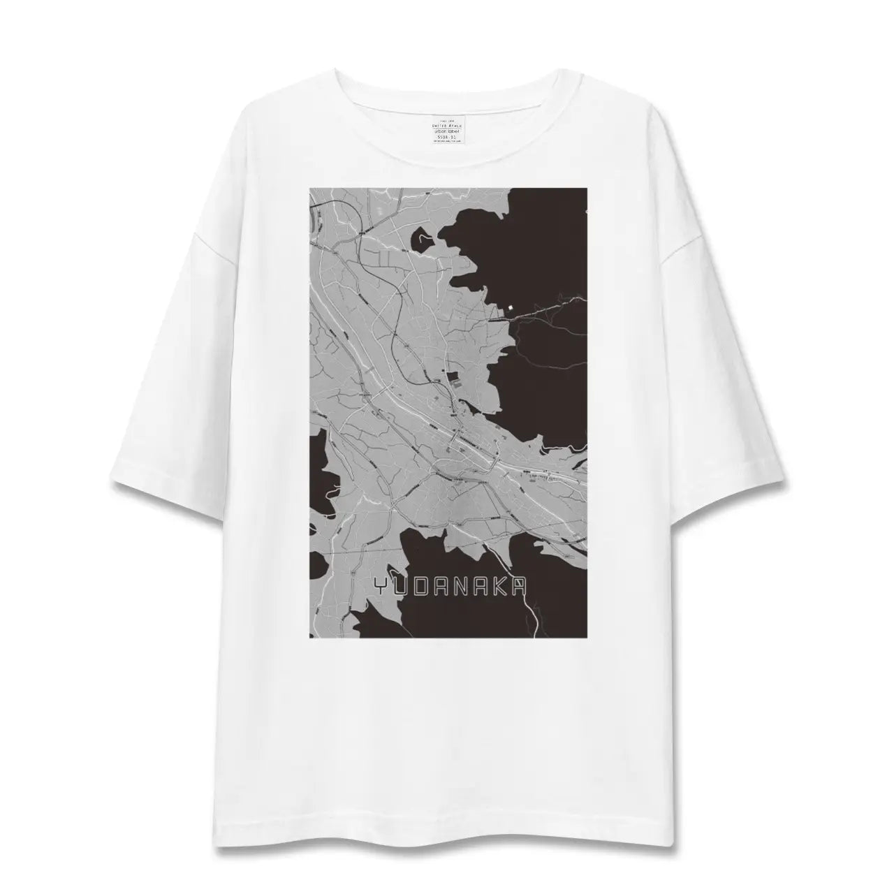【湯田中(長野県)】地図柄ビッグシルエットTシャツ
