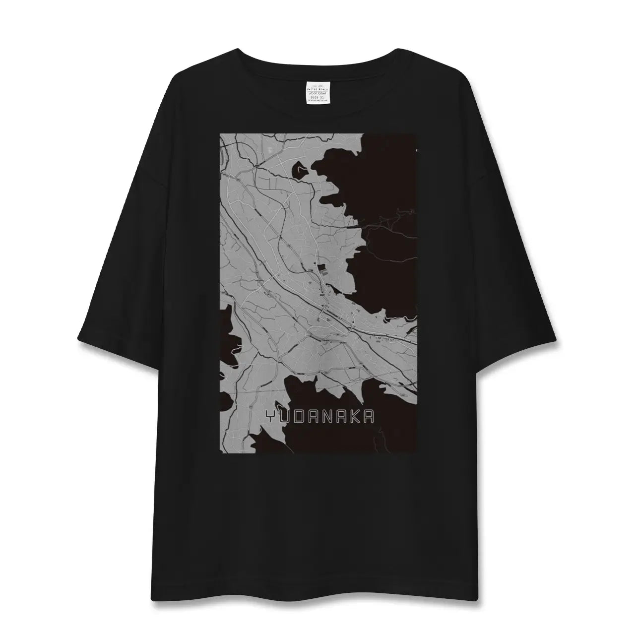 【湯田中(長野県)】地図柄ビッグシルエットTシャツ