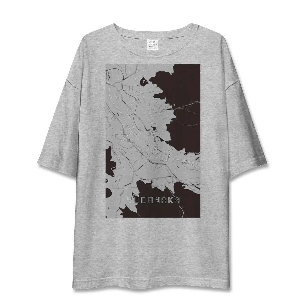 【湯田中(長野県)】地図柄ビッグシルエットTシャツ