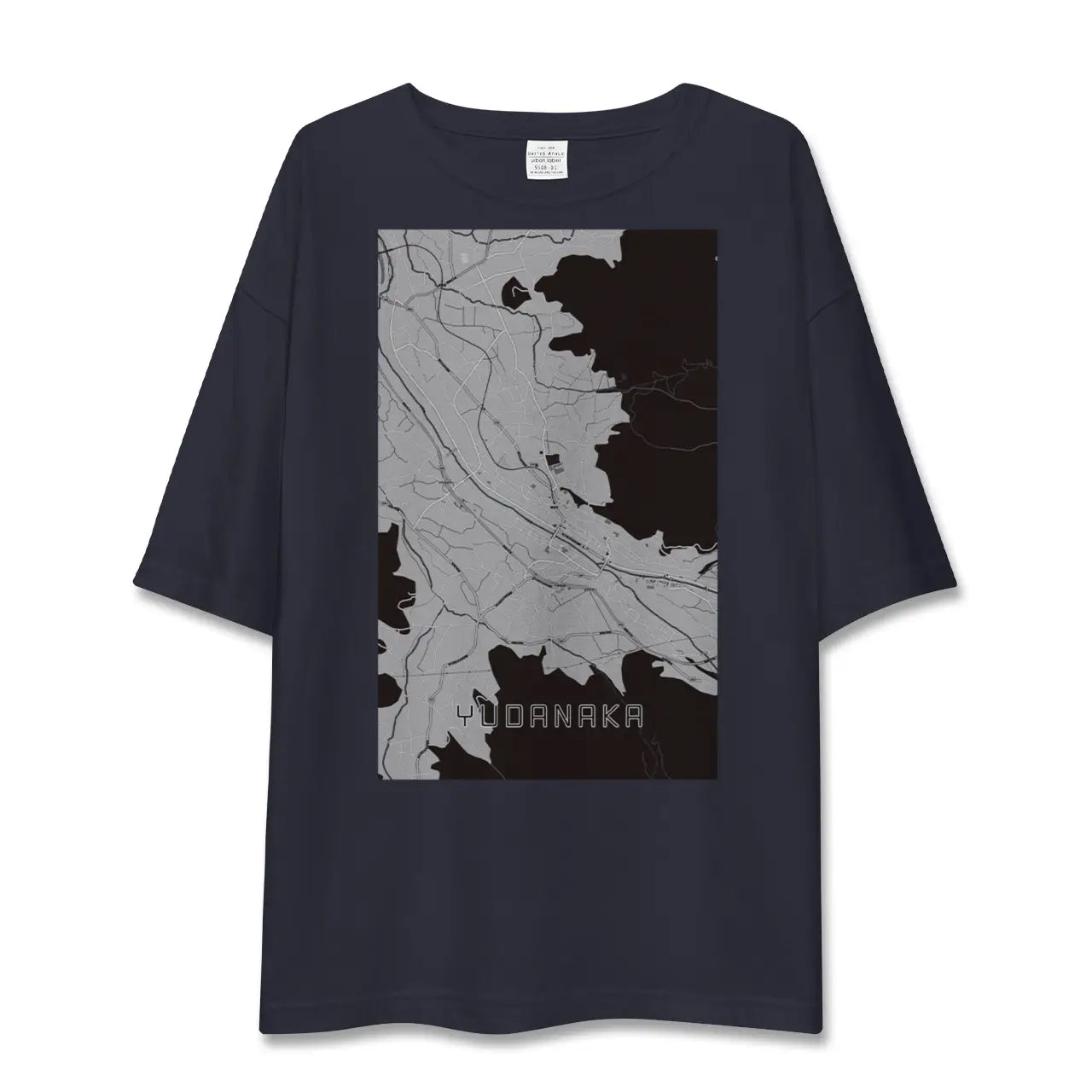 【湯田中(長野県)】地図柄ビッグシルエットTシャツ