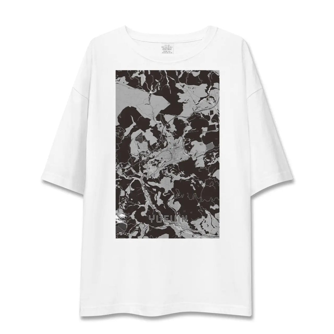 【湯布院(大分県)】地図柄ビッグシルエットTシャツ