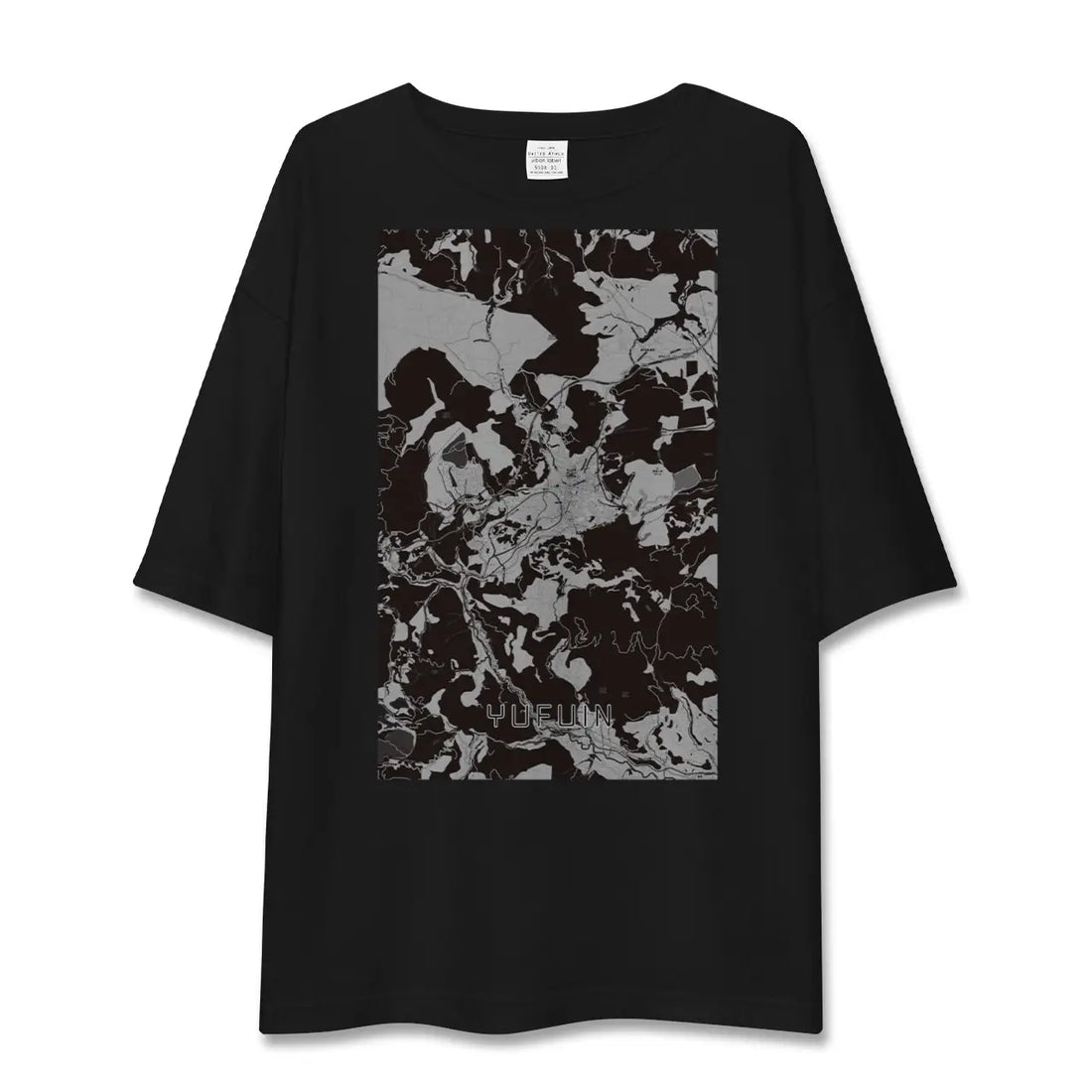 【湯布院(大分県)】地図柄ビッグシルエットTシャツ