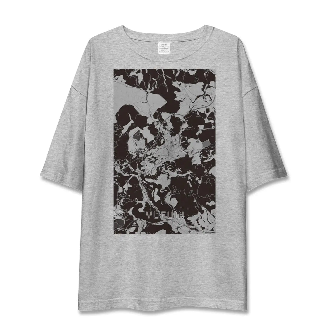 【湯布院(大分県)】地図柄ビッグシルエットTシャツ