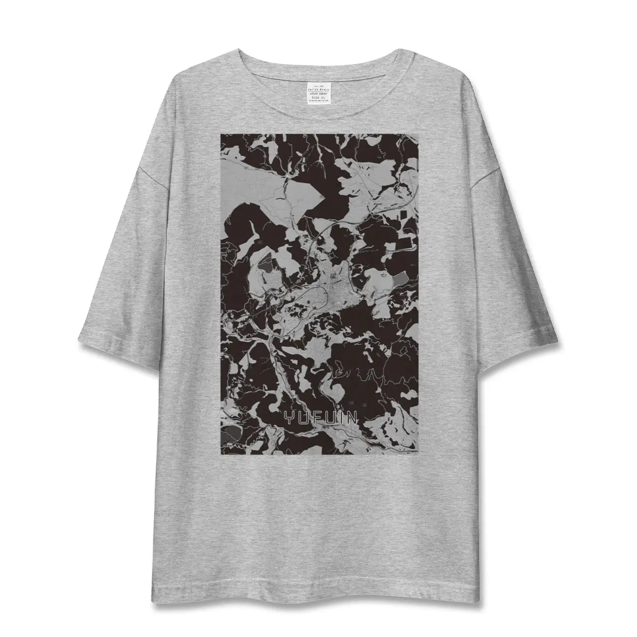 【湯布院(大分県)】地図柄ビッグシルエットTシャツ